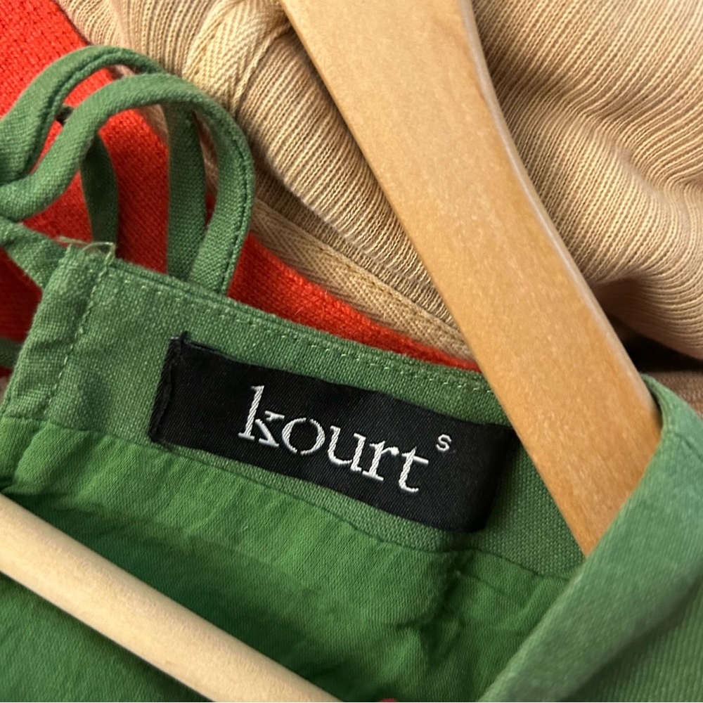 Kourt Willow Linen Blend Square Neck Tank - Picture 6 of 7